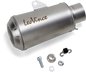 LEOVINCE 54mm Universal LV-10 Slip-On Muffler - Stainless Steel 9746U
