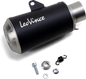 LEOVINCE 54mm Universal LV-10 Slip-On Muffler - Black Edition 9746BU