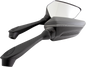 KOSO NORTH AMERICA Mirrors - Sprint - Side View - Kidney - Black SA000003