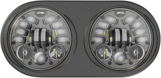 CUSTOM DYNAMICS Adaptive LED Headlight - Harley-Davidson - Black PB-RG13A-B