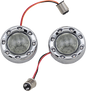 CUSTOM DYNAMICS Bullet Turn Signal 1157 - Chrome - Smoke Lens PB-BR-RR-57-CS