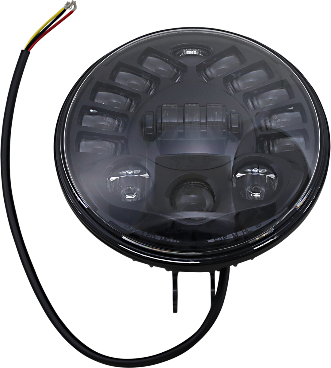 CUSTOM DYNAMICS Adaptive Headlight - Pedestal Mount - Black PB-7PA-B