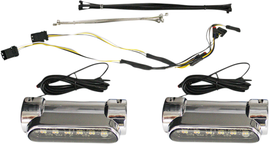 CUSTOM DYNAMICS Engine Guard Light - Chrome - FLH CD-CB-AW-BCM-C