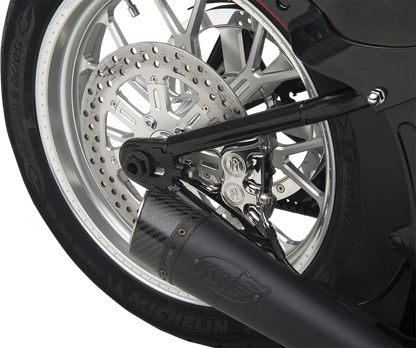 PERFORMANCE MACHINE (PM) 4-Piston Caliper - Rear - Chrome - 08-17 Softail 1256-0077-CH
