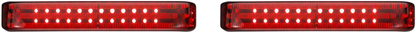 CUSTOM DYNAMICS Saddlebag LED Lights - Sequential - Black/Red PB-SBSEQ-SS8-BR
