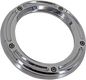 TRASK Assault Derby Cover with Window - Chrome - Big Twin TM-0040CH