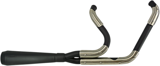 TRASK 2-into-1 Assault Exhaust System - Black - Straight TM-5010BK