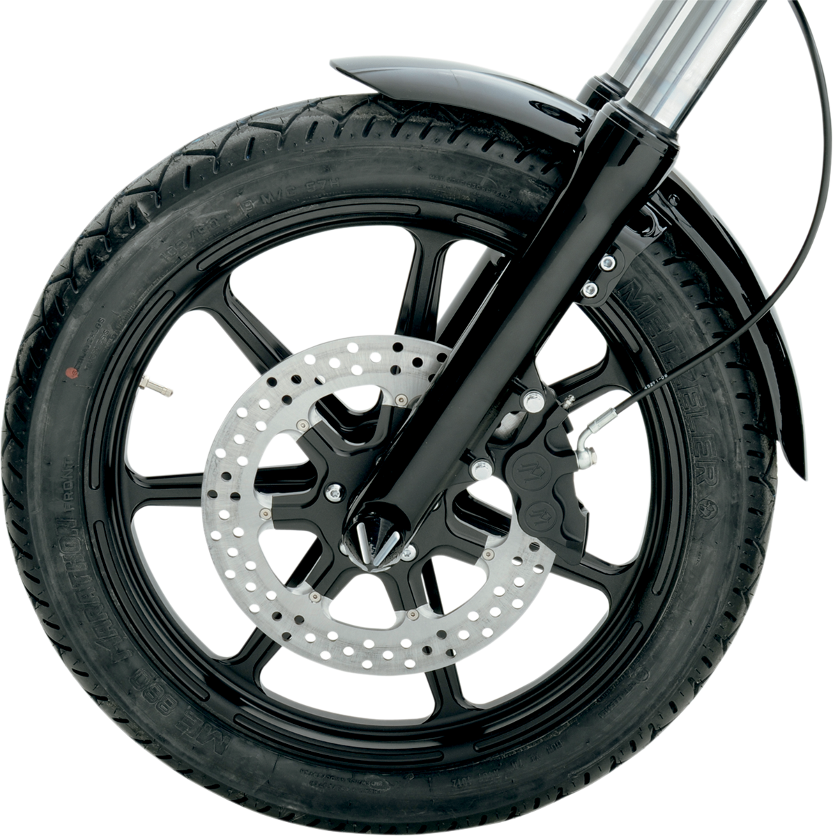PERFORMANCE MACHINE (PM) 4-Piston Caliper - Front Left - Black Ops™ - 11.5" 0053-2919-SMB