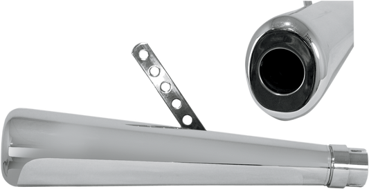 EMGO Roadhawk 50 Oval Megaphone Muffler 80-84031