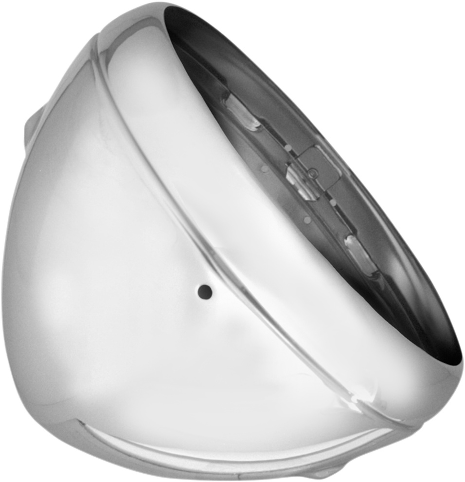 EMGO Lucas Style Headlight Shell - 7" - Chrome 66-65066