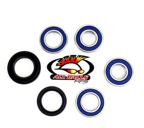 All Balls Racing Rear Wheel Bearing Kit - Fits Both Wheels, Part Number 25-1036