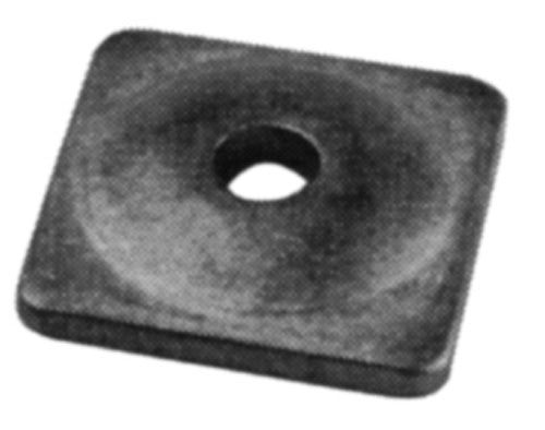 WOODYS Square Aluminum Plate 5/16 inch, Pack of 24