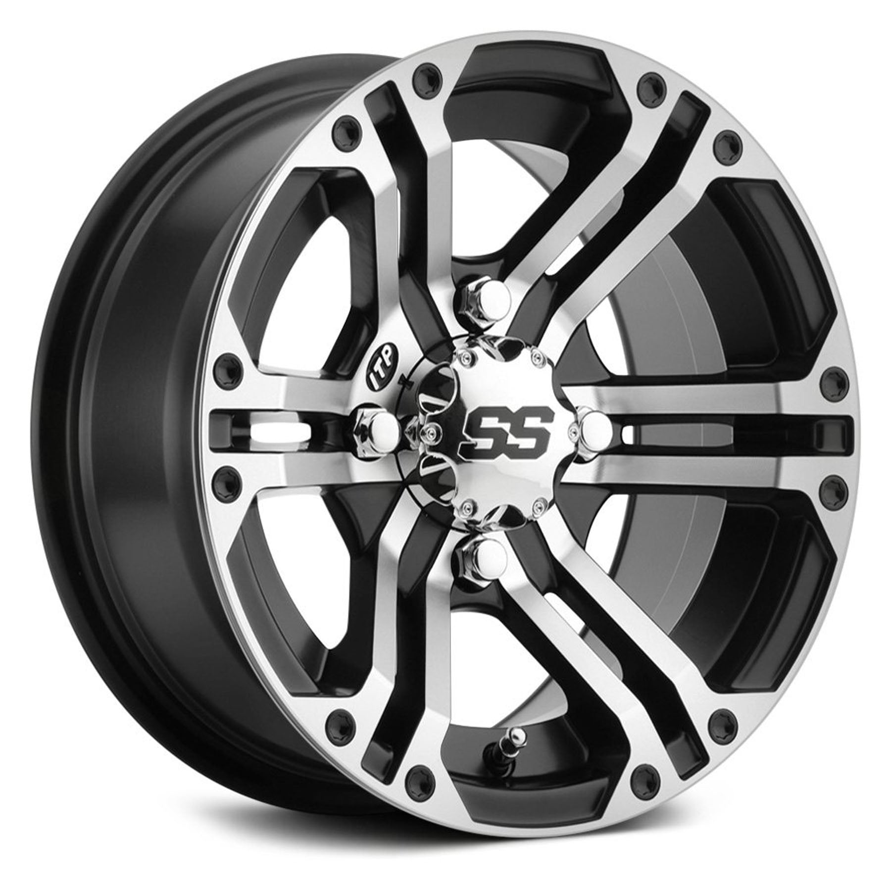 ITP SS Alloy SS212 14x6 Machined Wheel (Part Number 1422232404B)