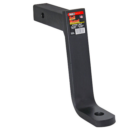 Buyers Deep Drop Ball Mount with Solid Shank – 10-1/4 Inch Drop, Model 1803019