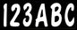 3" LETTER & NUMBER KIT SOLID WHITE