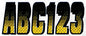 3" CARBON FIBER KITS / YELLOW - BLACK