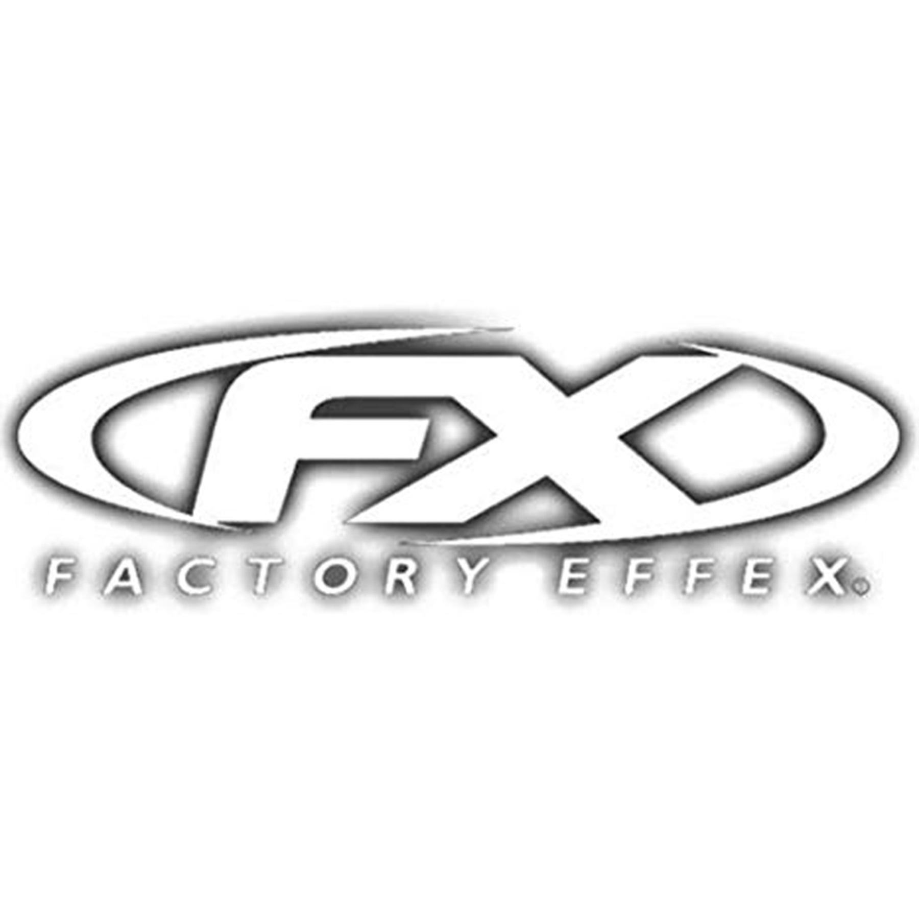 Factory Effex FX 2015 3' Die-Cut Stickers - White Horizontal Kit, Part Number 14-94026