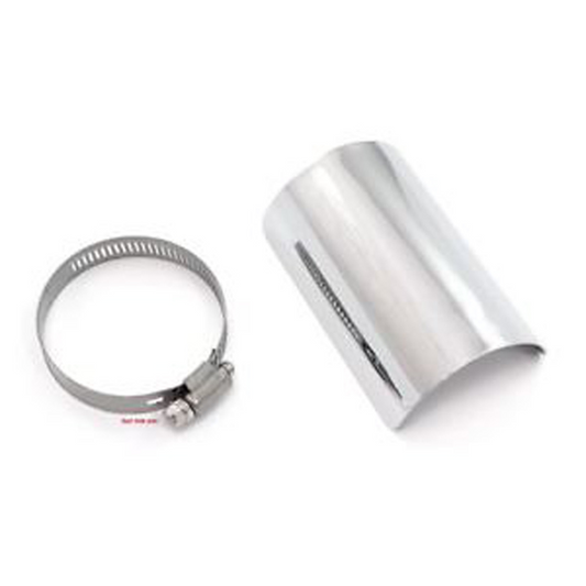 HEAT SHIELD CHROME 4"