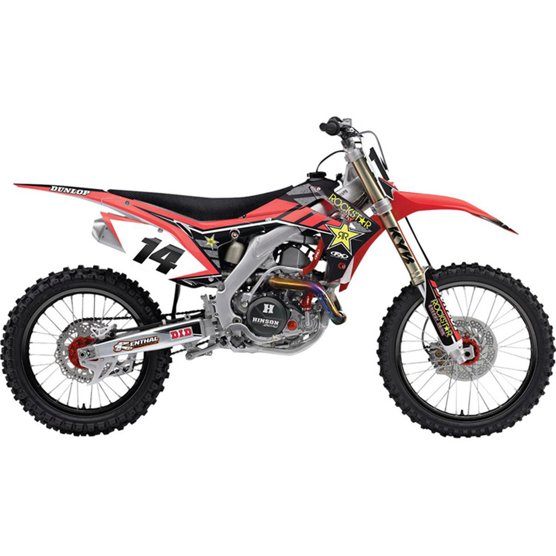 FX 2016 ROCKSTAR SHROUD/AIRBOX GRAPHIC KIT