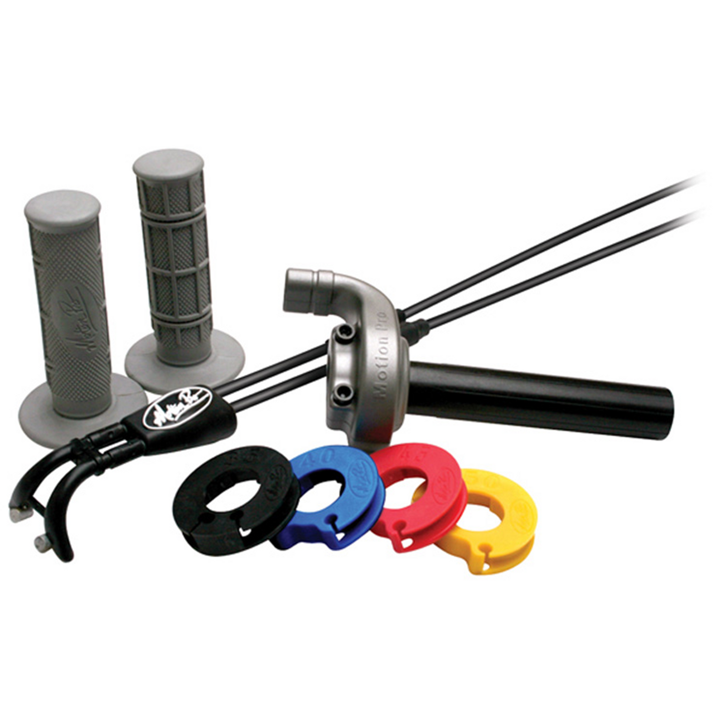Motion Pro Revolver Black Vinyl Throttle Push-Pull Cable Set (Part #01-1159)