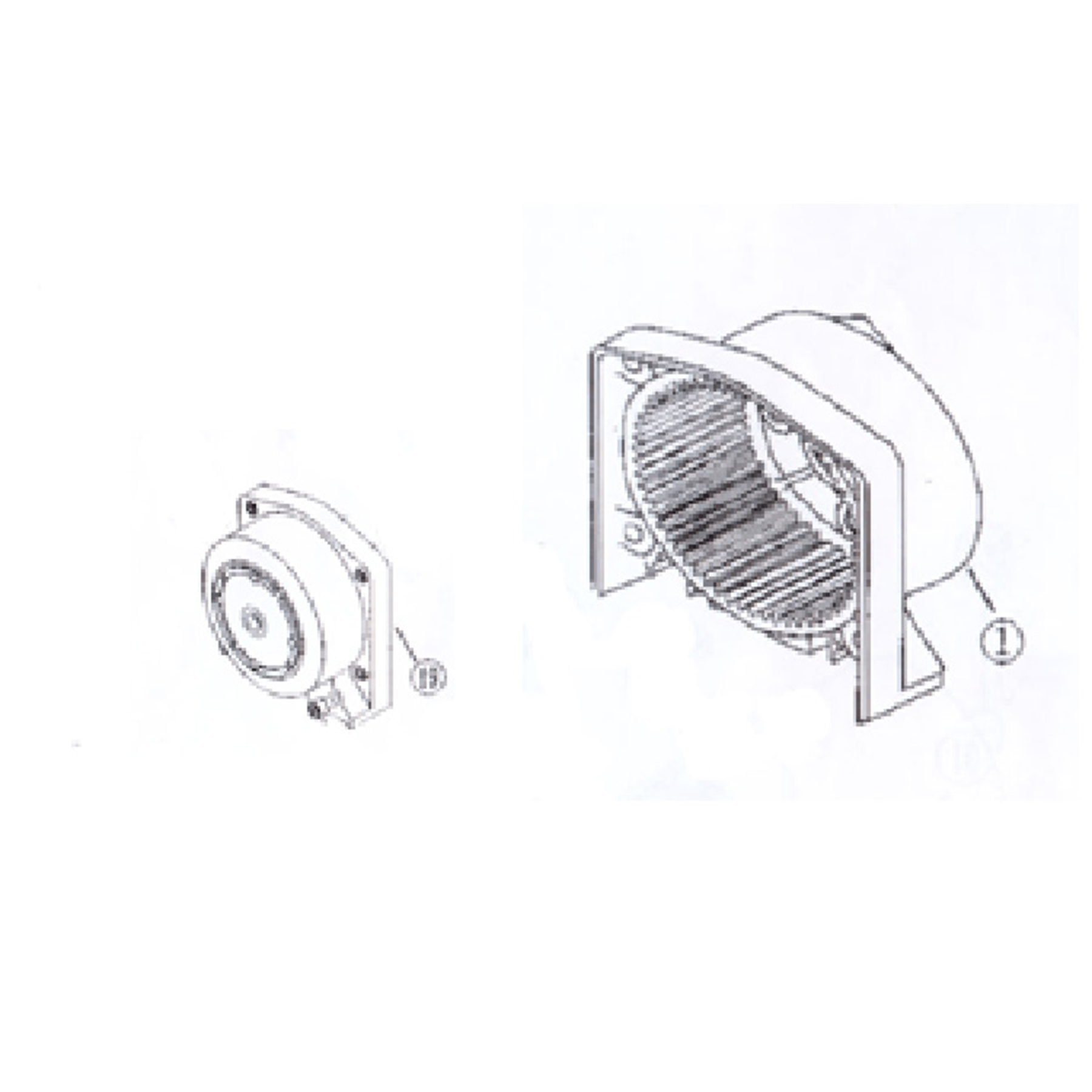 END HOUSING AND CLUTCH ASSEMBLY FOR 3000 LB. WINCH