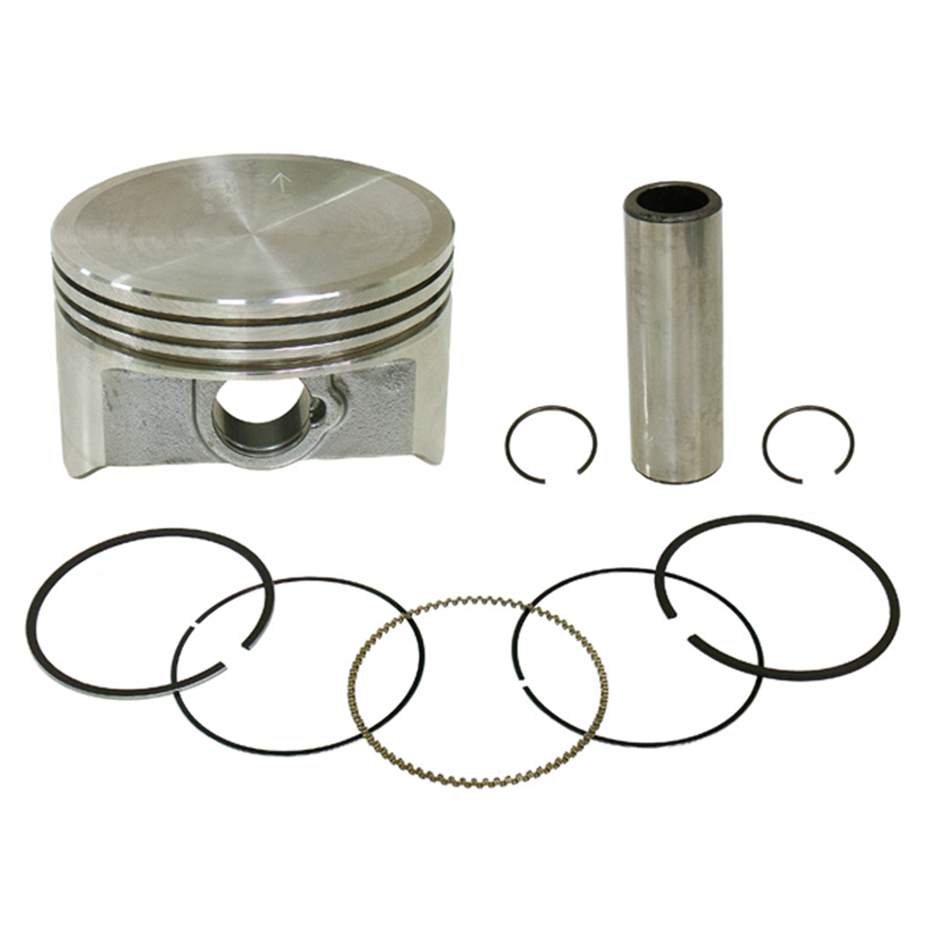NAMURA Piston Kit for Kawasaki +1.50 (77.00mm) - NA-20062-6
