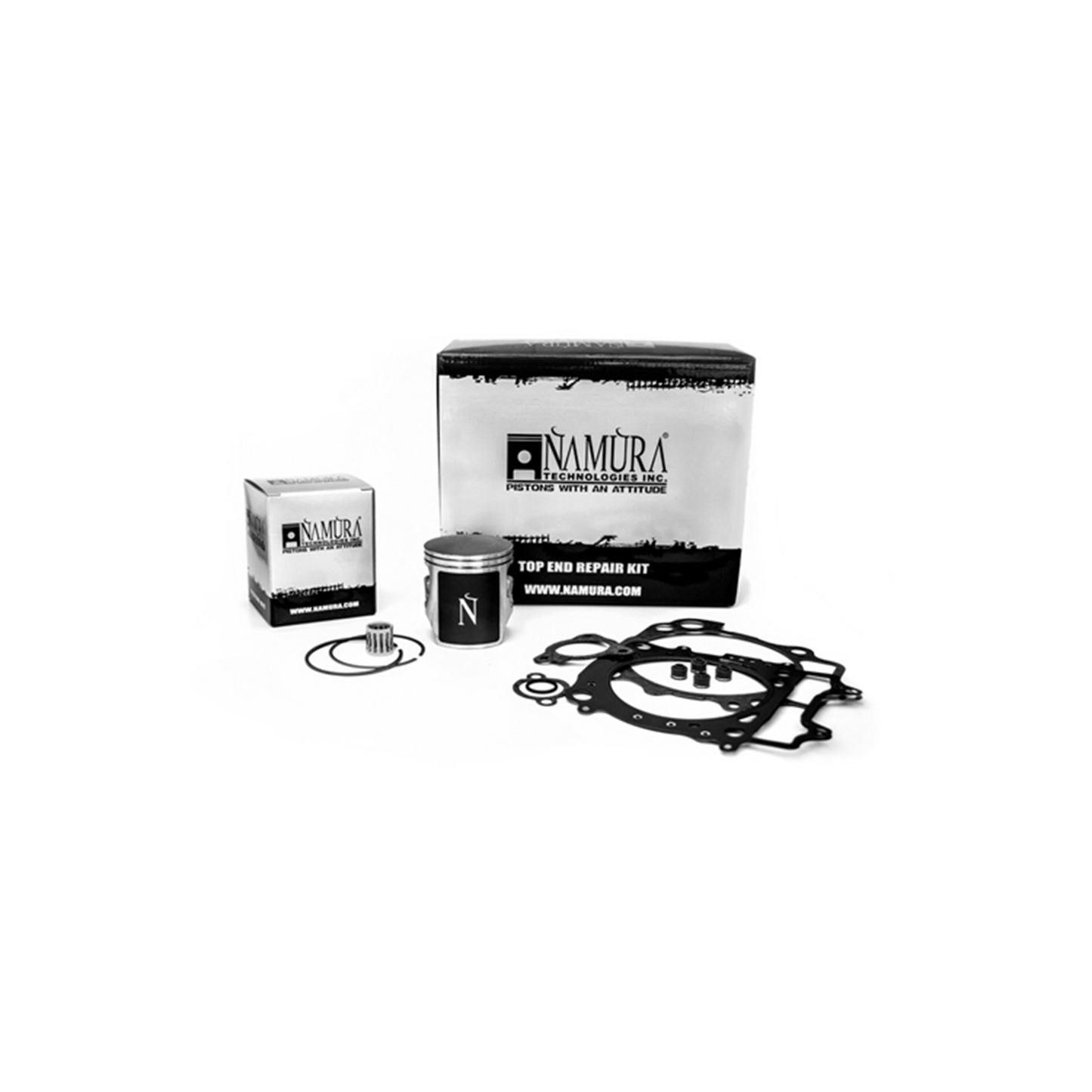 NAMURA Complete Top End Rebuild Kit for Kawasaki +0.50 (76.50mm) - Part Number NA-20062-2K