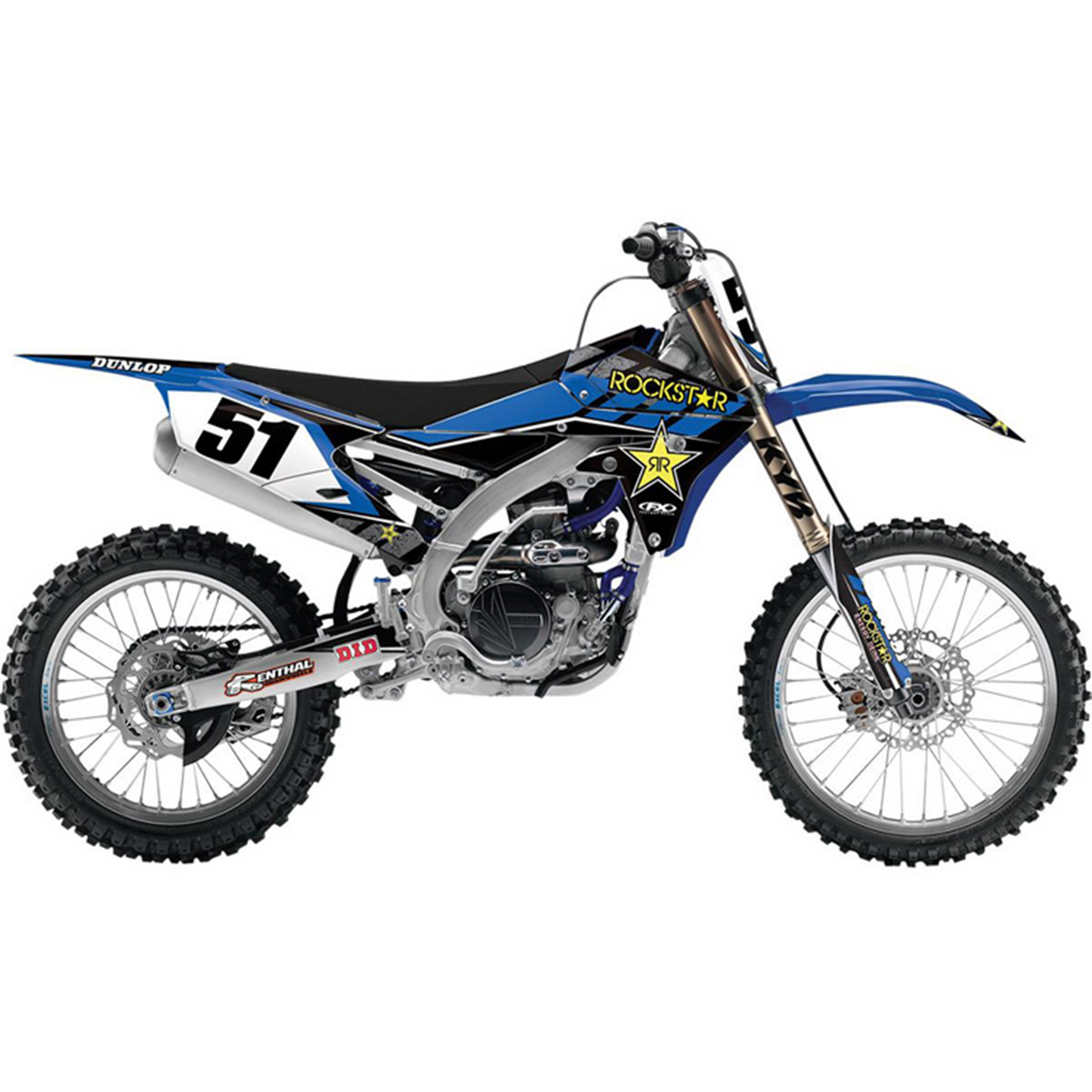 FX 16 ROCKSTAR COMPLETE SHROUD/TRIM/LOWER FORK GRAPHIC KIT