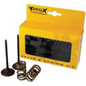 PROX Steel Intake Valve and Spring Kit for Kawasaki KX250F and RMZ250 (Part #28.SIS4335-2)