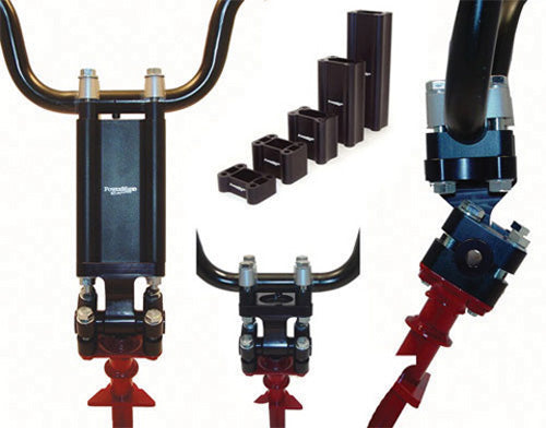 PowerMadd Universal 3-Inch Pivoting Riser - Adjustable Handlebar Support for ATVs and Snowmobiles