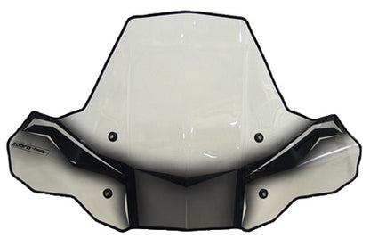 POWERMADD PROTEK Winshield with Rapid Release Mount - No Headlight Cut-Out