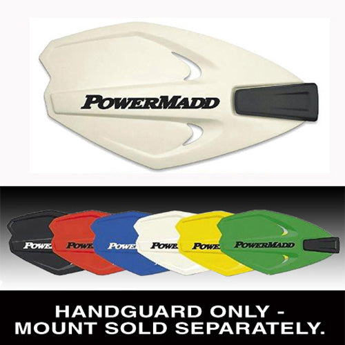POWERMADD PowerX Series Handguards White with No Mount - Part #34284