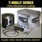 OEM STYLE PISTON KIT WITH RINGS TEFLON COATED STD.