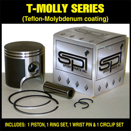 OEM STYLE PISTON KIT WITH RINGS TEFLON COATED .020