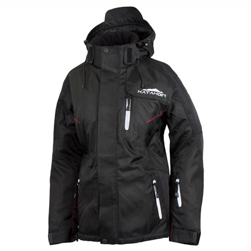 KATAHDIN GEAR WOMEN'S APEX JACKET BLACK X-SMALL
