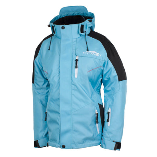 KATAHDIN GEAR WOMEN'S APEX JACKET LIGHT BLUE SMALL