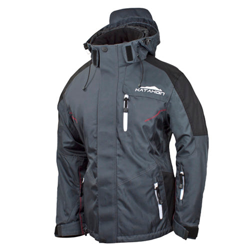 KATAHDIN GEAR WOMEN'S APEX JACKET GRAY X-SMALL