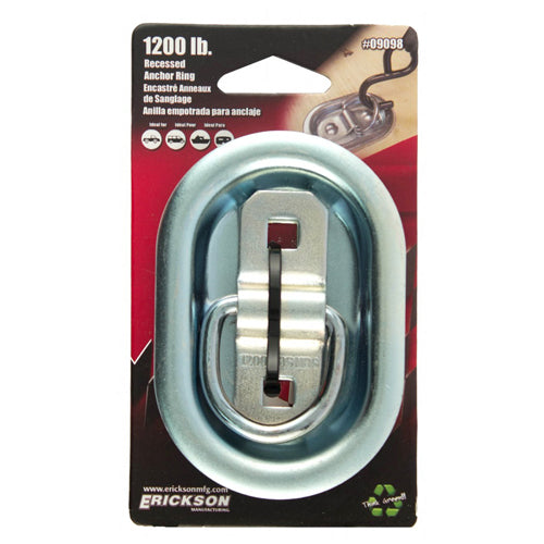 RECESSED OVAL ANCHOR