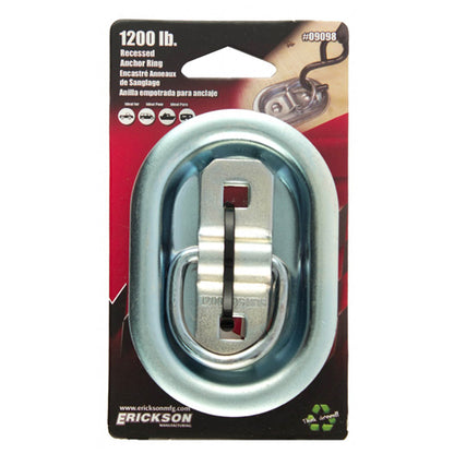 RECESSED OVAL ANCHOR