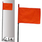 FireStik Black 4 ft Fire Stick with Orange Safety Flag - Part Number F4-BLACK-8120R