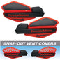 Powermadd Star Handguard System for ATV and UTV - Red/Black, Part Number 34202