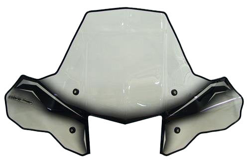 PowerMadd ProTek Windshield with Headlight Cut-Out, Standard Mount – Part Number 24570
